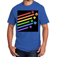 Rainbow Dice Set Tabletop Rpg Gaming Basic T-shirt | Artistshot