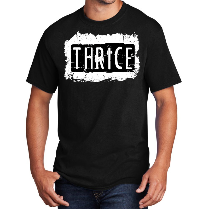 Thrice Basic T-shirt by dapoteequeen0 | Artistshot