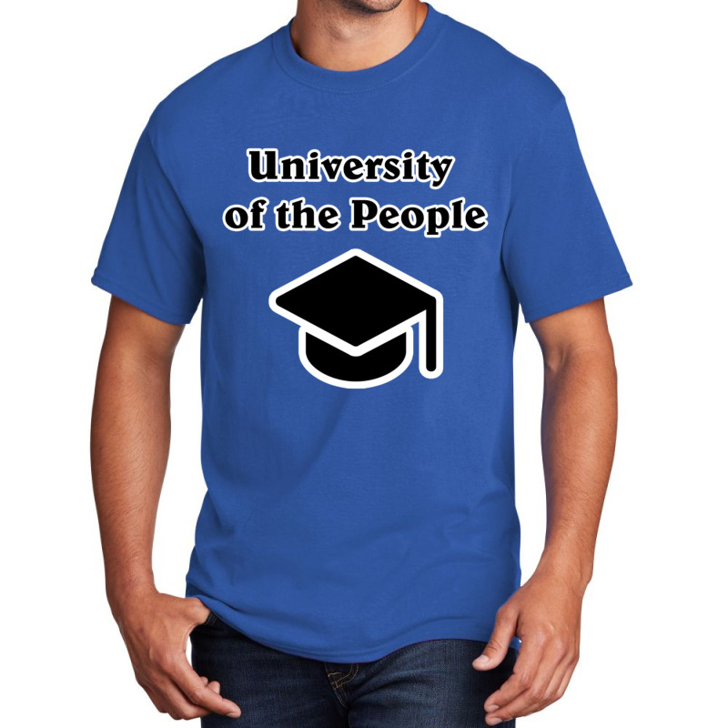 University Of The People Basic T-shirt by MIVANVORST | Artistshot