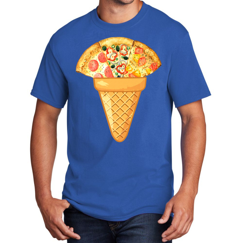 Pizza Ice Cream Fast Food And Ice Cream Collection Basic T-shirt | Artistshot