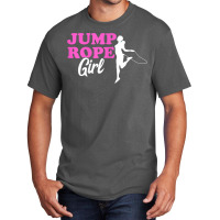 Jump Rope Girl Skipping Rope Rope Jumping Woman Gym Workout T Shirt Basic T-shirt | Artistshot