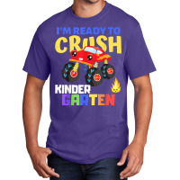 Kindergarten Monster Truck Back To School Class Boys Gift Basic T-shirt | Artistshot