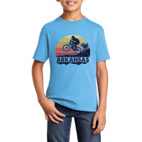 Arkansas Mountain Biking Basic Youth T-shirt | Artistshot