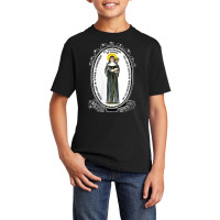 Womens Saint Hildegard Of Bingen Scivias Catholic Mystic Visionary V N Basic Youth T-shirt | Artistshot