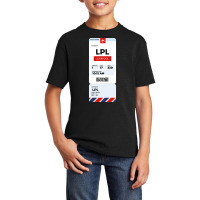 Liverpool Boarding Pass Basic Youth T-shirt | Artistshot