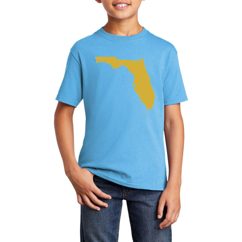 Florida State Map Basic Youth T-shirt by yeahdashing61 | Artistshot