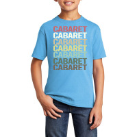 Colorful Text Cabaret Basic Youth T-shirt | Artistshot