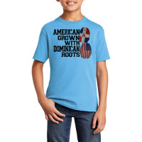 American Grown Dominican Roots Dominican T Shirt Basic Youth T-shirt | Artistshot