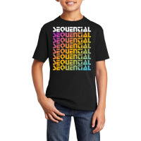 Rainbow Sequential Basic Youth T-shirt | Artistshot