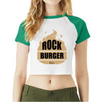 Burgerkill Version Rock Raglan Crop Top | Artistshot