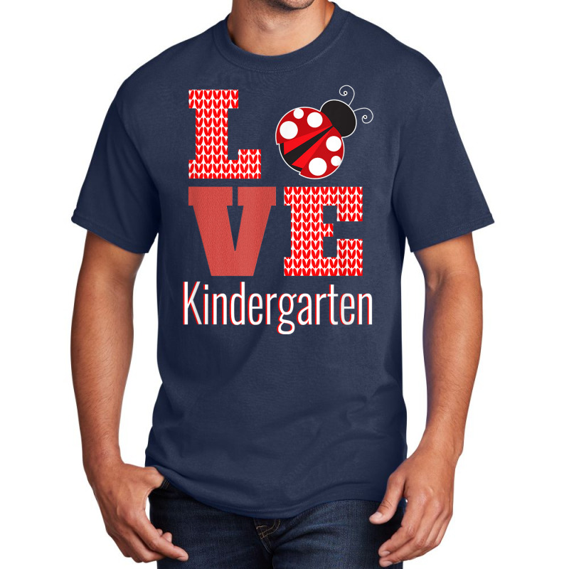 Love Kindergarten Back To School Ladybug _001 Basic T-shirt | Artistshot