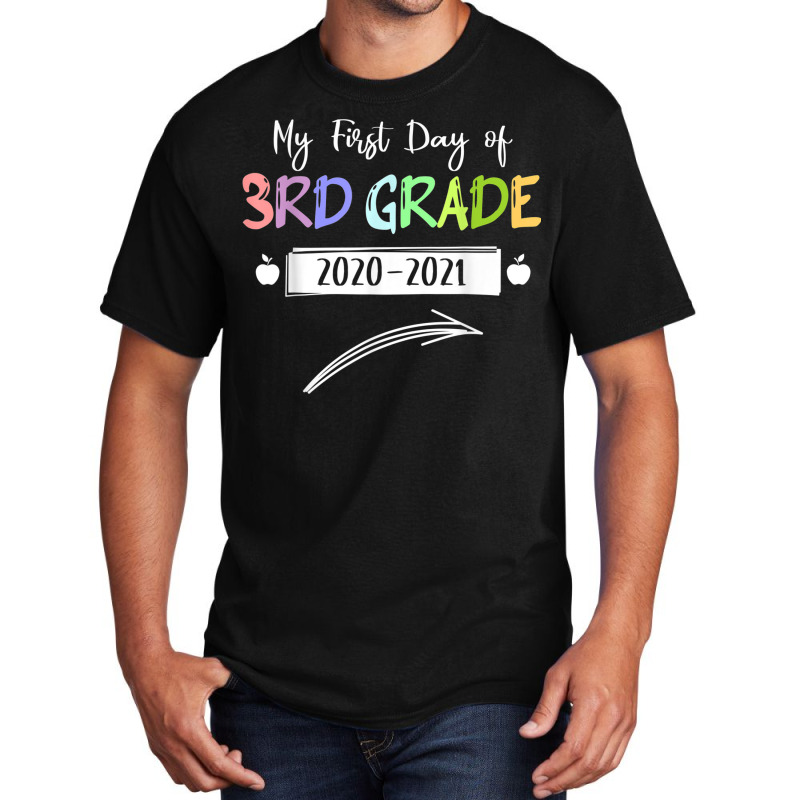 My First Day Of 3rd Grade Back To School Student Gift Basic T-shirt | Artistshot