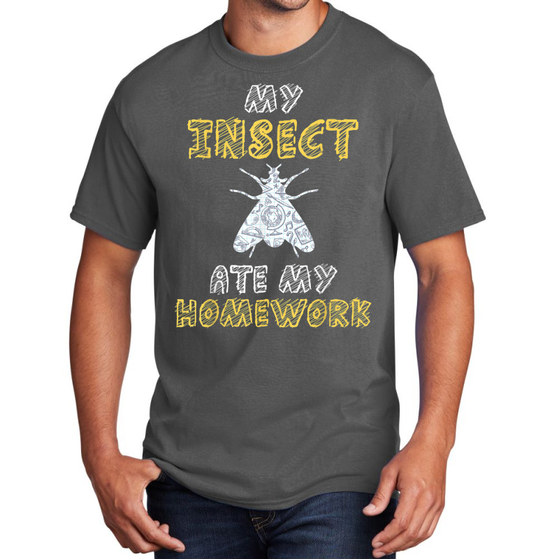 My Insect Ate My Homework Bug Fly Wasp Kid Back To School Basic T-shirt | Artistshot