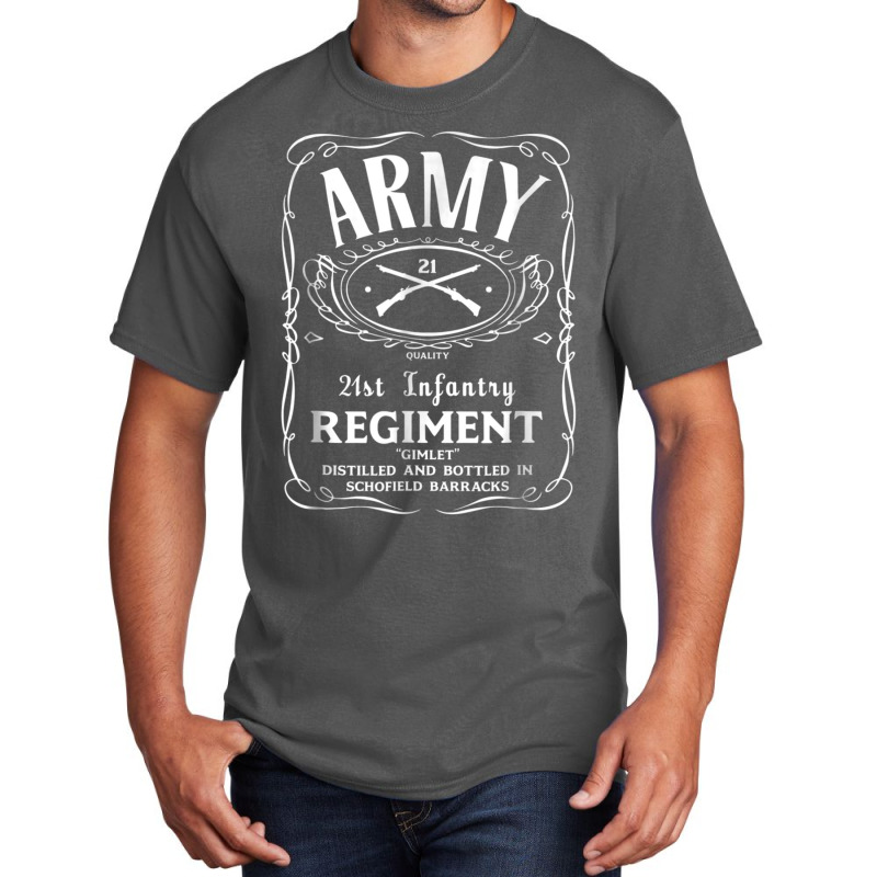 21st Infantry Regimen Basic T-shirt by ALFREDMCGOWAN | Artistshot