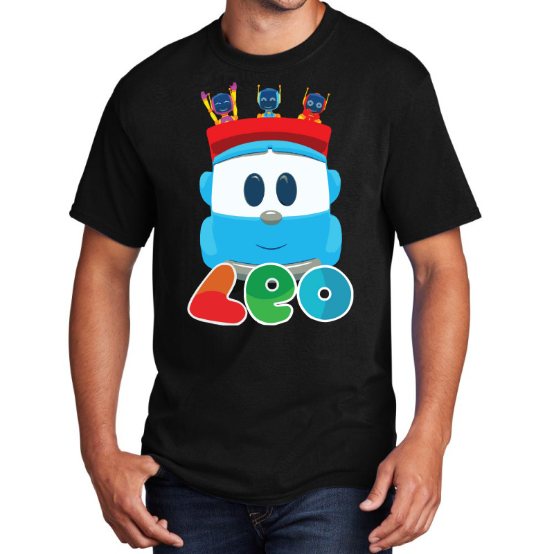 Leo The Truck And Robots Hipster Basic T-shirt | Artistshot