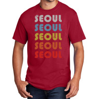 Seoul Trip Destination Gift Retro Basic T-shirt | Artistshot