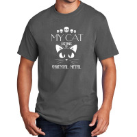 My Cat Listens To Oriental Metal Tee Basic T-shirt | Artistshot