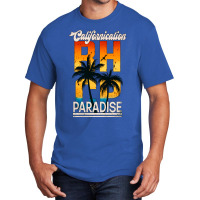 Paradise California Retro Art Funny Basic T-shirt | Artistshot