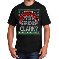 You Serious Clark Ugly Christmas Sweater Boy Basic T-shirt | Artistshot