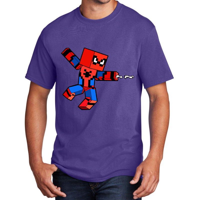 Blocky Hero Cool Basic T-shirt | Artistshot