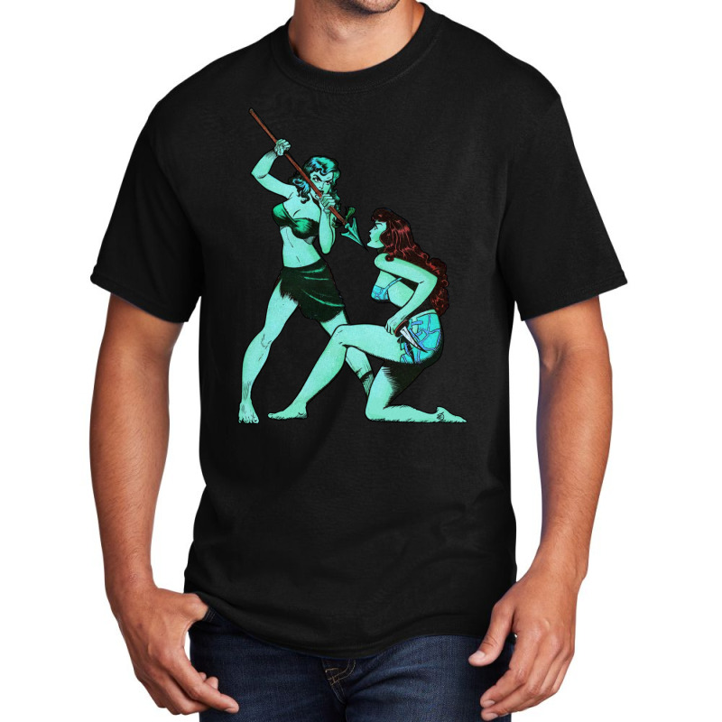 Lost Worlds Turquoise Basic T-shirt | Artistshot