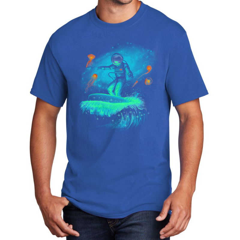 Space Surfer Basic T-shirt | Artistshot