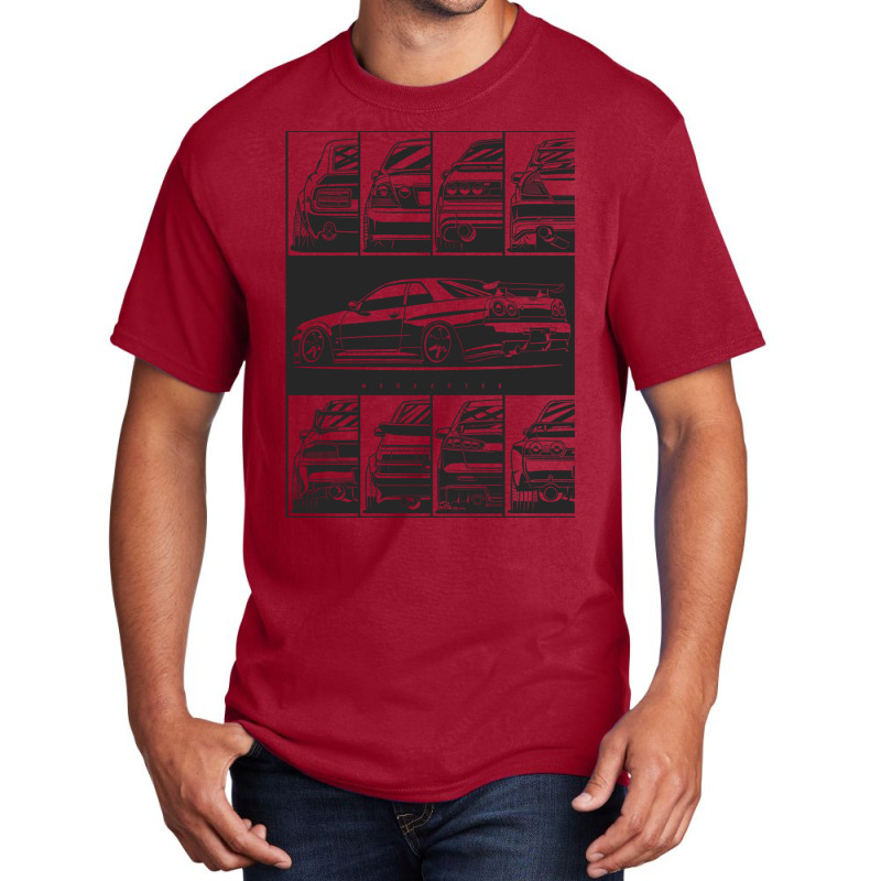 Japanese Legends Mix (jdm) Basic T-shirt by smorvyayidinl | Artistshot