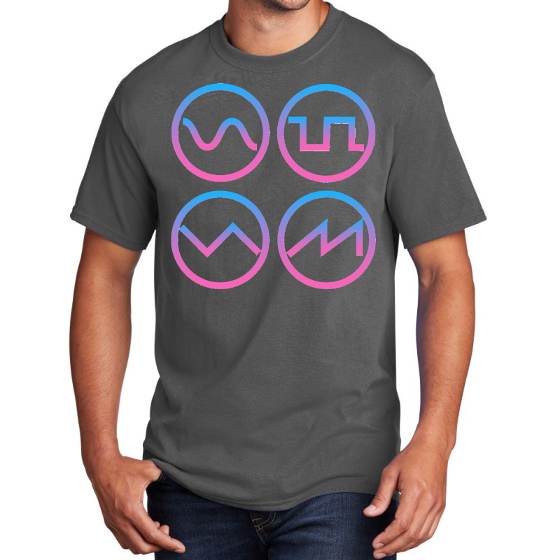 Synth Waveform Synthesizer Classic Basic T-shirt | Artistshot