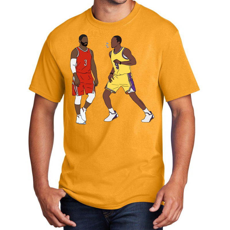 Rajon Rondo Fights Chris Paul Basic T-shirt by alhajiyavanic | Artistshot