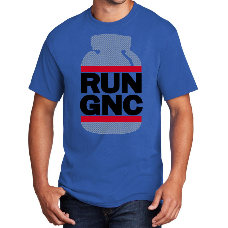 Run Gnc On White Basic T-shirt by beyanglubow | Artistshot