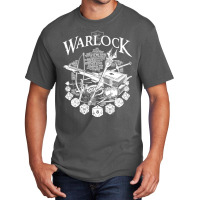 Rpg Class Series Warlock   White Version Basic T-shirt | Artistshot