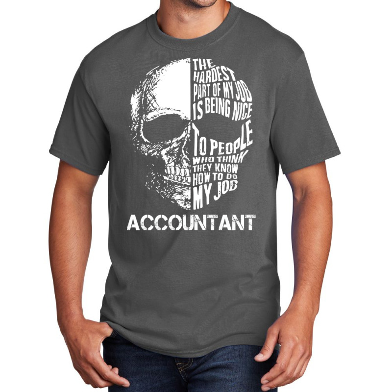 Accountant 80s Nature Basic T-shirt | Artistshot