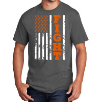 Adhd Awareness Fight American Flag 4th Of July Happy Independence Day Basic T-shirt | Artistshot