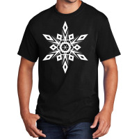 White Minimalist Geometric Glyph Mandala Sigil Rune Cute Yellow Basic T-shirt | Artistshot