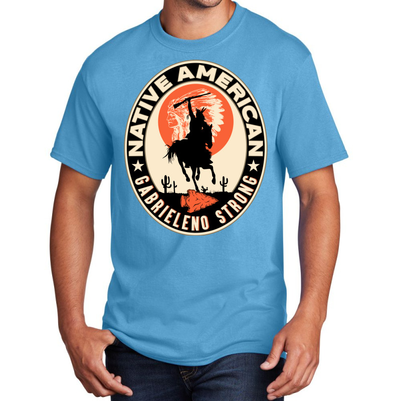 Gabrieleno Tribe Native American Indian Strong Warrior  Trending Basic T-shirt | Artistshot