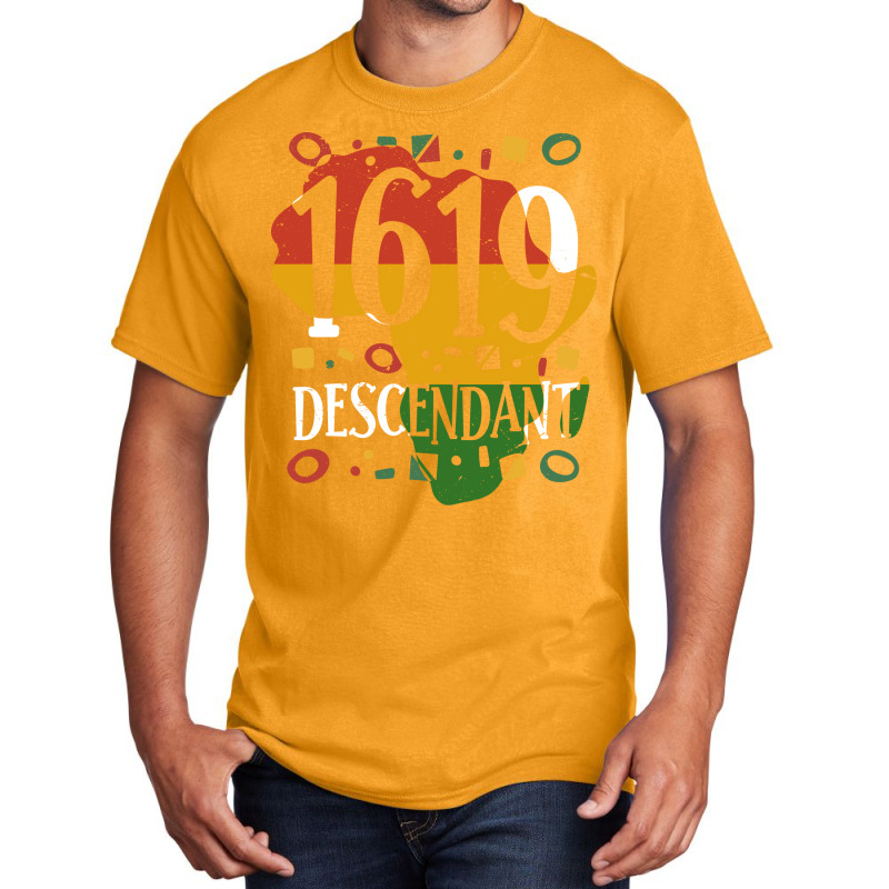 Project 1619 Descendant Black History Month Tumblr Basic T-shirt | Artistshot