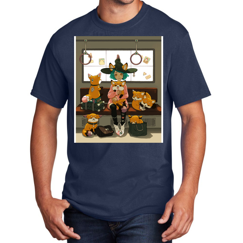 Witch And Her Foxes Music Basic T-shirt | Artistshot