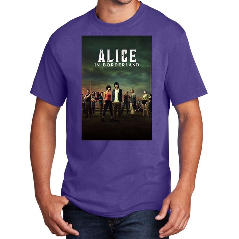 Alice Borderline Basic T-shirt by steverlopez | Artistshot