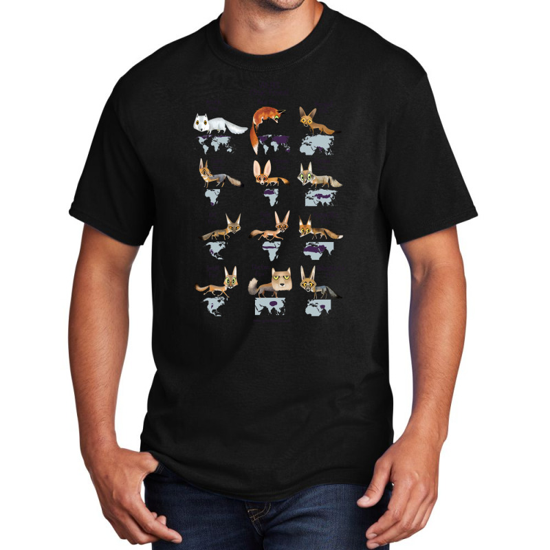 Vulpes True Foxes Basic T-shirt by bazazkwstas | Artistshot