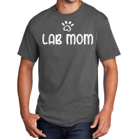 Black Yellow Chocolate Lab Mom Valentine's Day Labrador T Shirt Basic T-shirt | Artistshot