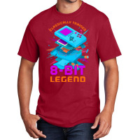 Retro Gamer 8bit Legend Handheld Stars Basic T-shirt | Artistshot