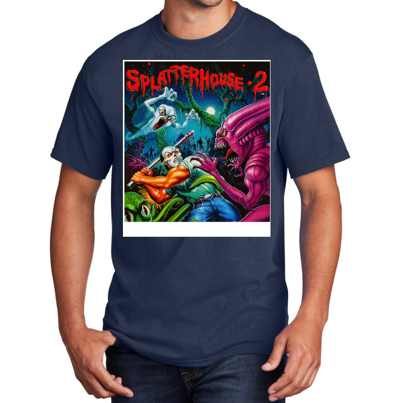 Splatterhouse Music Basic T-shirt by ninamaiatroui | Artistshot