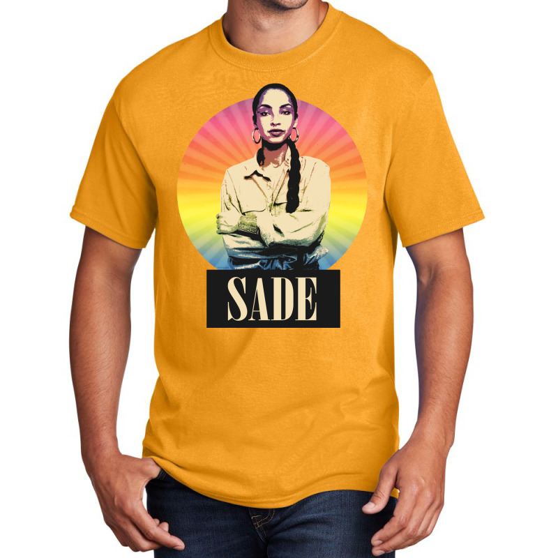 Sade 80s Sophisti Pop Music Basic T-shirt by roziercompe1 | Artistshot