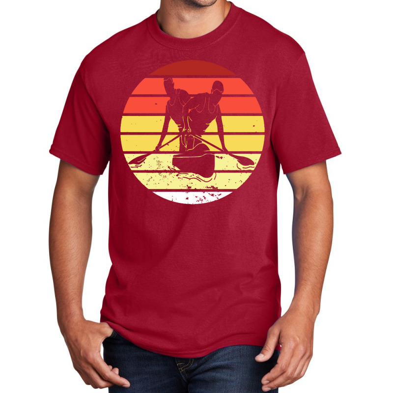 Canoeing Vintage Paddling Paddle Canoe Canoer Basic T-shirt | Artistshot