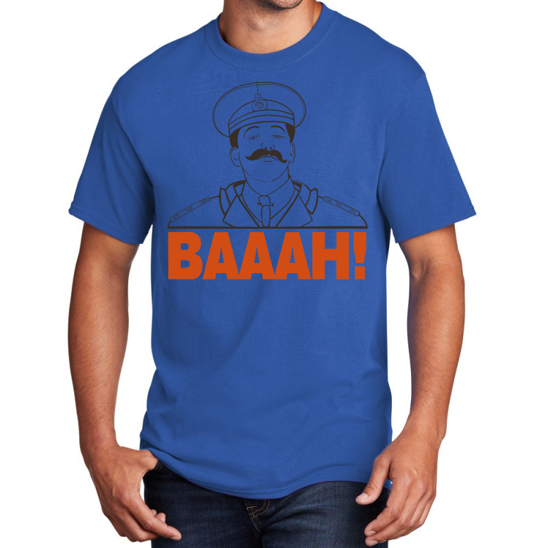 General Sir Anthony Cecil Hogmanay Melchett   Baaah! Quote Basic T-shirt by osetekodzot | Artistshot