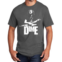 Dime   White Stencil Basic T-shirt | Artistshot