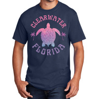 Clearwater Beach Florida Sea Turtle Summer Vacation Cute Pullover Hood Basic T-shirt | Artistshot