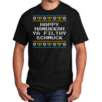 Funny Jewish Hanukkah Ya Filthy Schmuck Basic T-shirt | Artistshot