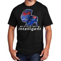 Artificially Intelligent Basic T-shirt | Artistshot