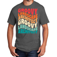 Groovy Landscape Architect Vintage Retro 60s 70s 80s Vibes Retro Basic T-shirt | Artistshot